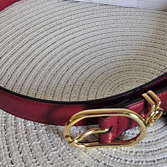 GUCCI Plutone Calf Leather Belt – Cold Russet (80/32) New With Tags - Picture 3 of 8